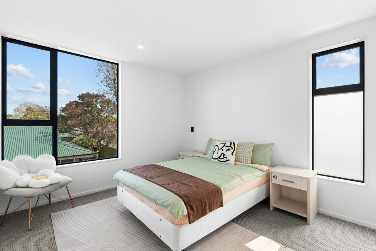 Modern Luxury Suite Near Cbd 3Bed 2Bath Christchurch Buitenkant foto